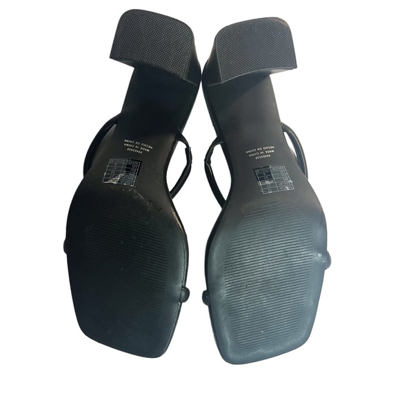 Forever 21 open toe square block heel - Picture 3 of 3